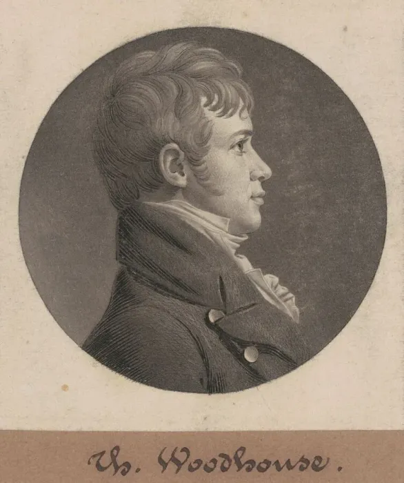 Framed Print : Thomas Woodhouse, 1805. Creator: Charles Balthazar Julien Fevret de Saint-Memin Framed Print : Thomas Woodhouse, 1805. Creator: Charles Balthazar Julien Fevret de Saint-Memin