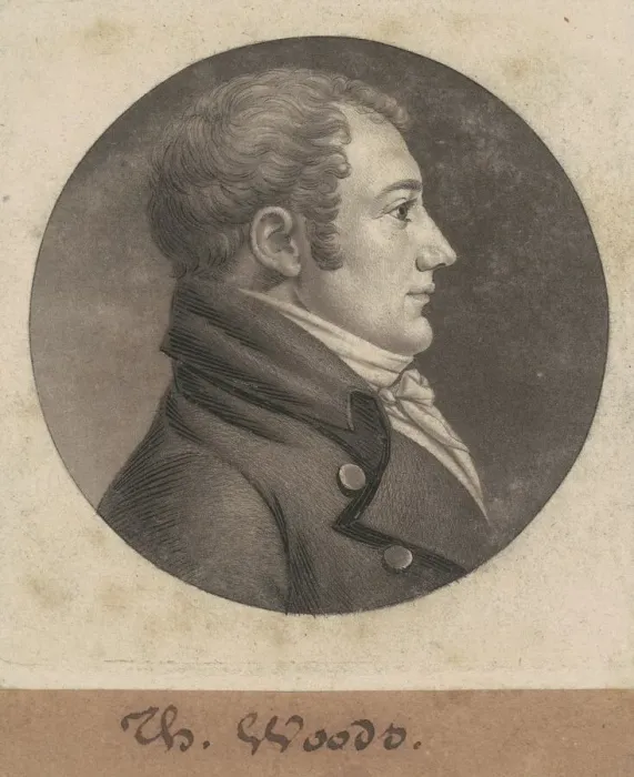 Framed Print : Thomas Woods, 1803. Creator: Charles Balthazar Julien Fevret de Saint-Memin Framed Print : Thomas Woods, 1803. Creator: Charles Balthazar Julien Fevret de Saint-Memin