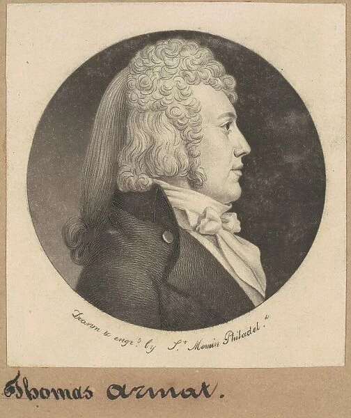 Thomas Wright Armat, 1799. Creator: Charles Balthazar Julien Févret de Saint-Mé