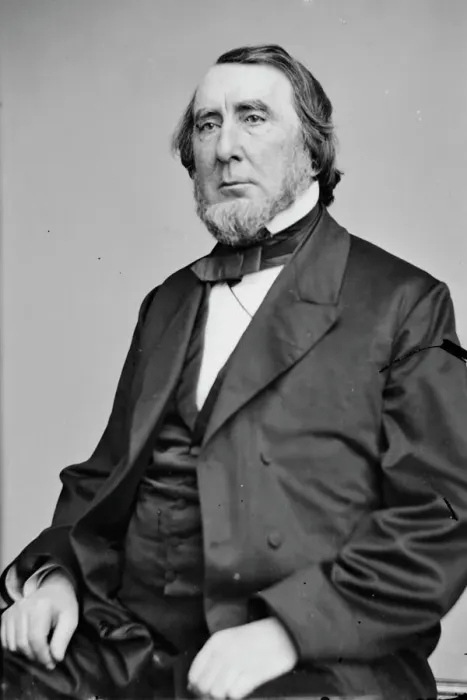 Framed Print : Thompson Campbell of Illinois, between 1855 and 1865. Creator: Unknown Framed Print : Thompson Campbell of Illinois, between 1855 and 1865. Creator: Unknown