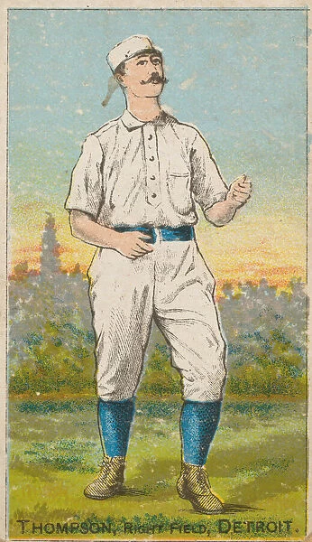 Thompson, Right Field, Detroit, from the Gold Coin series (N284