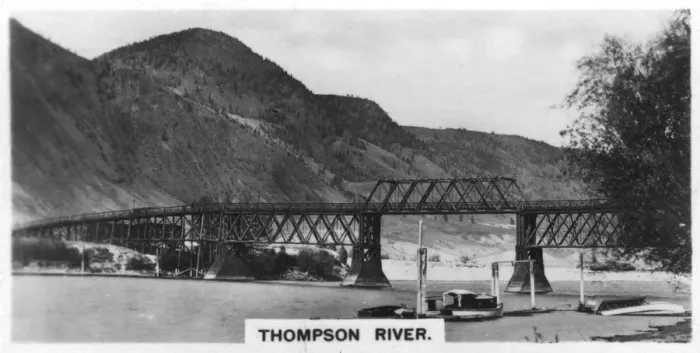 Framed Print : Thompson River, British Columbia, Canada, c1920s