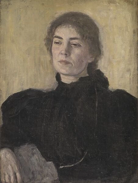 Thora Bendix, née Anne Victoria Sundberg, 1896. Creator: Vilhelm Hammershøi