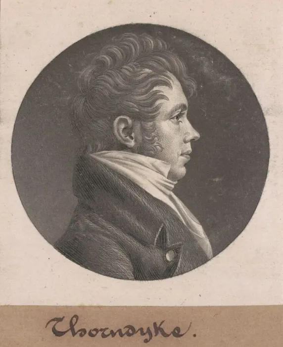 Framed Print : Thorndyke, 1803. Creator: Charles Balthazar Julien Fevret de Saint-Memin Framed Print : Thorndyke, 1803. Creator: Charles Balthazar Julien Fevret de Saint-Memin