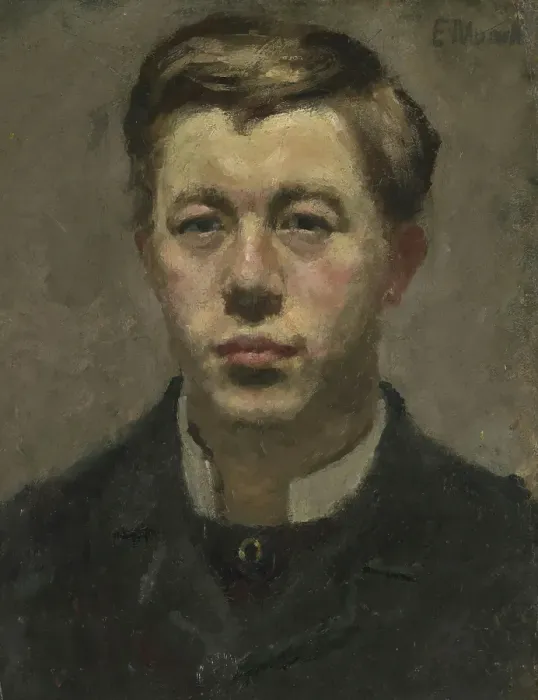 Framed Print : Thorvald Torgersen, 1882. Creator: Edvard Munch Framed Print : Thorvald Torgersen, 1882. Creator: Edvard Munch