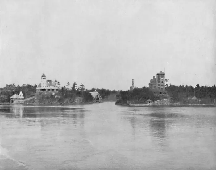 Framed Print : The Thousand Islands of the St. Lawrence, c1897. Creator: Unknown Framed Print : The Thousand Islands of the St. Lawrence, c1897. Creator: Unknown