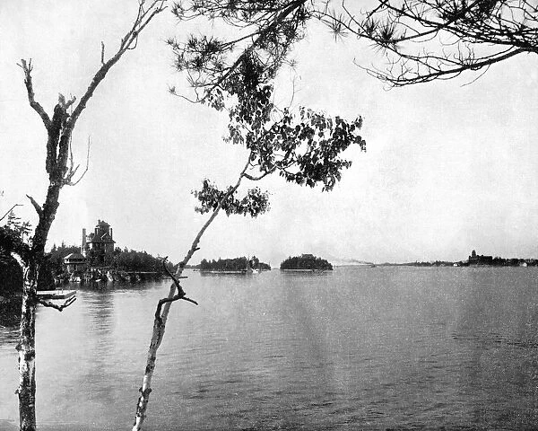 The Thousand Islands, St Lawrence River, Canada, 1893. Artist: John L Stoddard