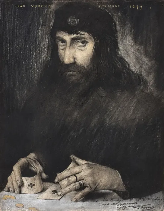 Framed Print : The three-card Monte player, 1897 Framed Print : The three-card Monte player, 1897