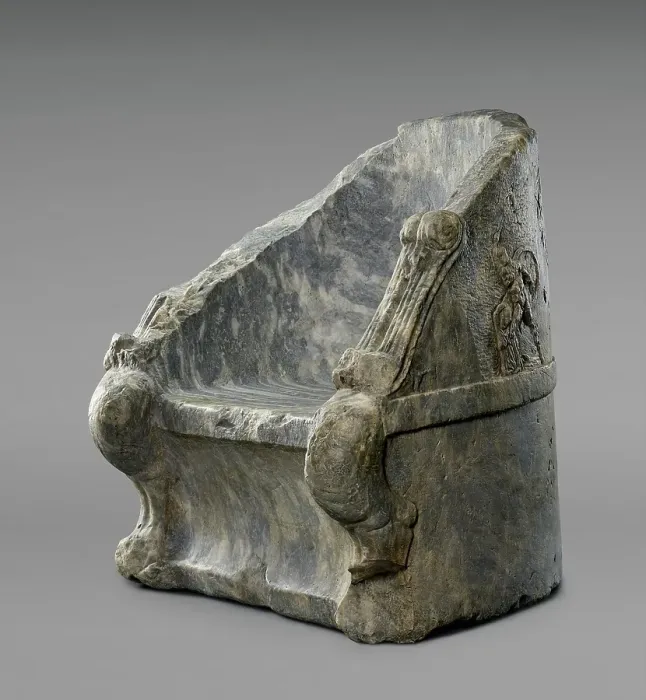 Framed Print : Throne, 300-200 BC. Creator: Unknown Framed Print : Throne, 300-200 BC. Creator: Unknown