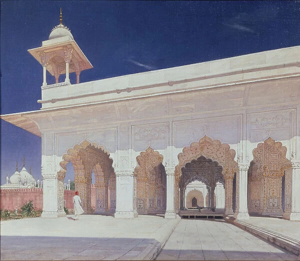 The throne hall of the Mughal Emperors in the Delhi Fort, 1875. Artist: Vereshchagin, Vasili Vasilyevich (1842-1904)