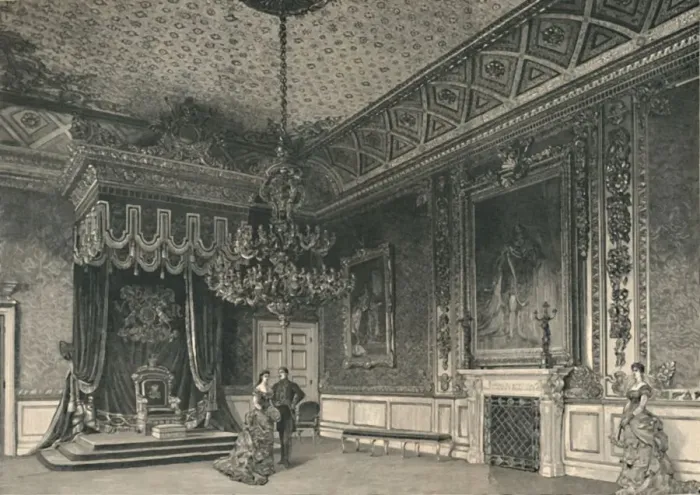 Framed Print : The Throne-Room, 1886 Framed Print : The Throne-Room, 1886