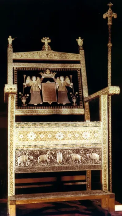 Framed Print : Throne of Tsar Alexis Mikhailovich, 1659 Framed Print : Throne of Tsar Alexis Mikhailovich, 1659