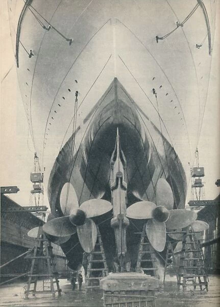 The Thrust of the Modern Liners Mighty Engines, 1936