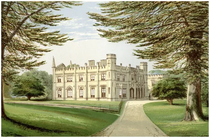 Framed Print : Thrybergh Park, Yorkshire, home of the Fullerton family, c1880 Framed Print : Thrybergh Park, Yorkshire, home of the Fullerton family, c1880