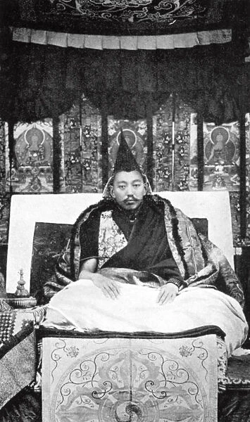 Thubten Gyatso (1876-1933), the 13th Dalai Lama of Tibet, c1910