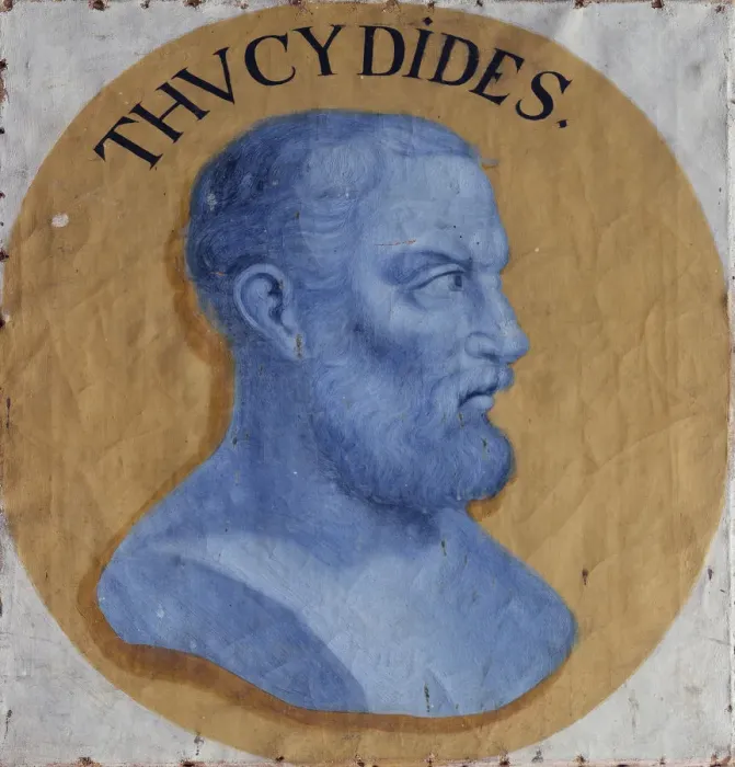 Framed Print : Thucydides, c. 1670. Creator: Sandrart, Joachim, von (1606-1688) Framed Print : Thucydides, c. 1670. Creator: Sandrart, Joachim, von (1606-1688)