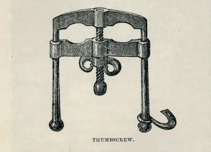 Framed Print : Thumbscrew, 1905