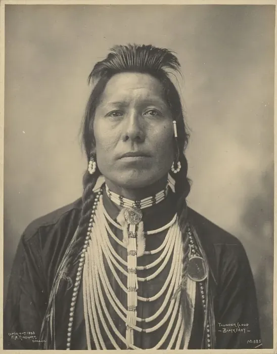 Framed Print : Thunder Cloud, Blackfeet, 1898. Creators: Adolph F. Muhr, Frank A. Rinehart Framed Print : Thunder Cloud, Blackfeet, 1898. Creators: Adolph F. Muhr, Frank A. Rinehart