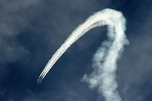 Thunderbirds, 76th Navy celebrations, Nellis AFB, Las Vegas, Nevada, USA, 2022. Creator: Ethel Davies