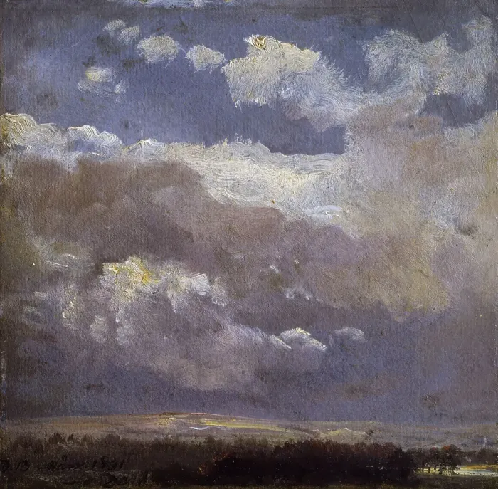 Framed Print : Thunderclouds, 1831. Creator: Johan Christian Dahl Framed Print : Thunderclouds, 1831. Creator: Johan Christian Dahl