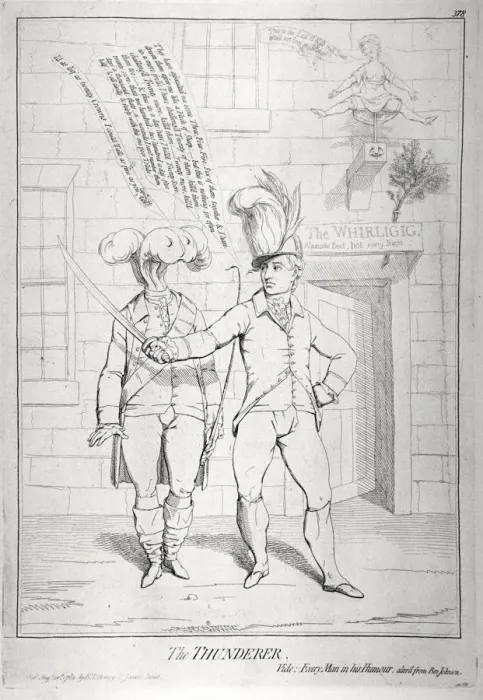 Framed Print : The Thunderer, 1782 Framed Print : The Thunderer, 1782