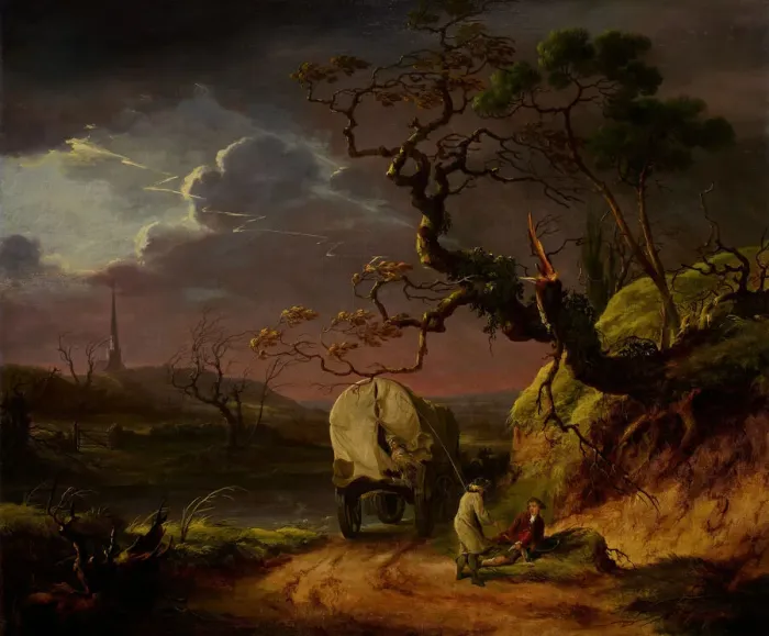 Framed Print : The Thunderstorm, 1780. Creator: William Ashford Framed Print : The Thunderstorm, 1780. Creator: William Ashford
