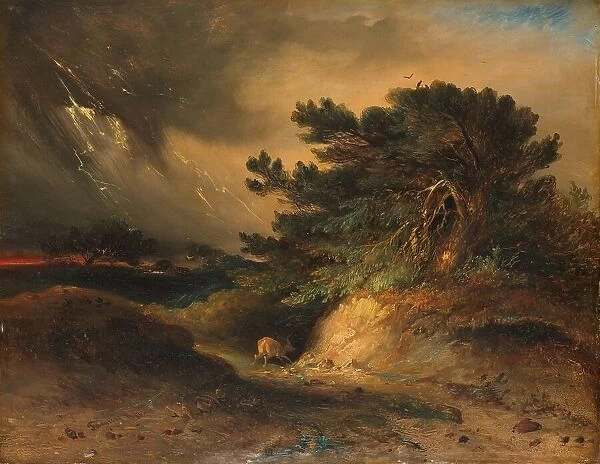 The Thunderstorm, 1843. Creator: Johannes Tavenraat