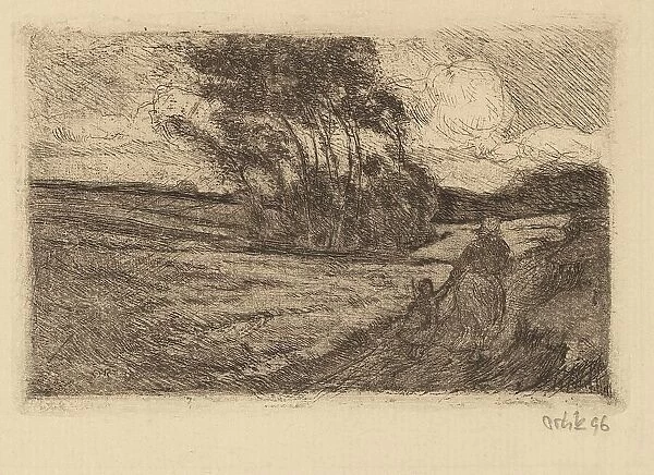 Thunderstorm (Small), 1896. Creator: Emil Orlik