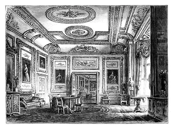 Thw White Drawing Room, Windsor Castle, c1888