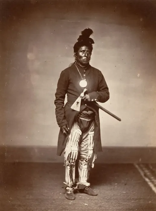Framed Print : Ti ra wa hut Re sa ru (Sky Chief), ca. 1867. Creator: Attributed to Edric L. Eaton Framed Print : Ti ra wa hut Re sa ru (Sky Chief), ca. 1867. Creator: Attributed to Edric L. Eaton