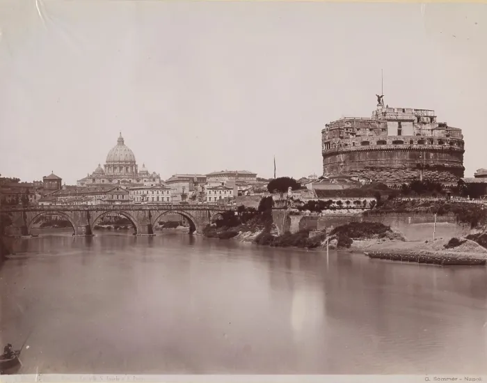Framed Print : Tiber River - Castel Sant'Angelo, Rome, between 1880-1890. Creator: Giorgio Sommer. Tiber River - Castel Sant'Angelo, Rome, between 1880-1890. Creator: Giorgio Sommer Framed Print : Tiber River - Castel Sant'Angelo, Rome, between 1880-1890. Creator: Giorgio Sommer. Tiber River - Castel Sant'Angelo, Rome, between 1880-1890. Creator: Giorgio Sommer
