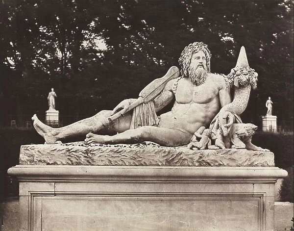 The Tiber, Tuileries Garden, Paris, 1859. Creator: Charles Negre (French, 1820-1880)