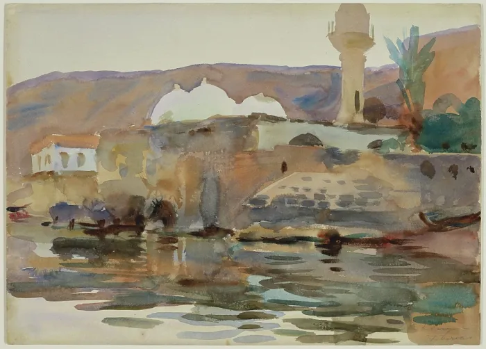 Framed Print : Tiberias, between late 1905 and early 1906. Creator: John Singer Sargent Framed Print : Tiberias, between late 1905 and early 1906. Creator: John Singer Sargent