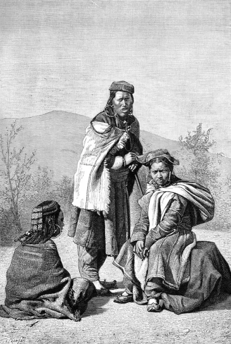 Framed Print : Tibetan women of Ladakh, 1895 Framed Print : Tibetan women of Ladakh, 1895