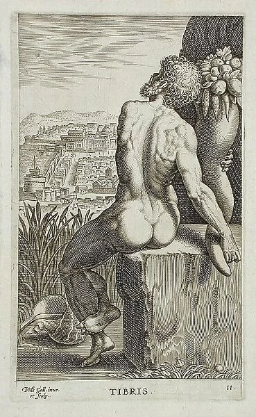 Tibris, 1586. Creator: Philip Galle