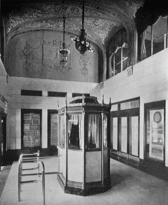Framed Print : Ticket booth and lobby, World Theater, Omaha, Nebraska, 1925 Framed Print : Ticket booth and lobby, World Theater, Omaha, Nebraska, 1925