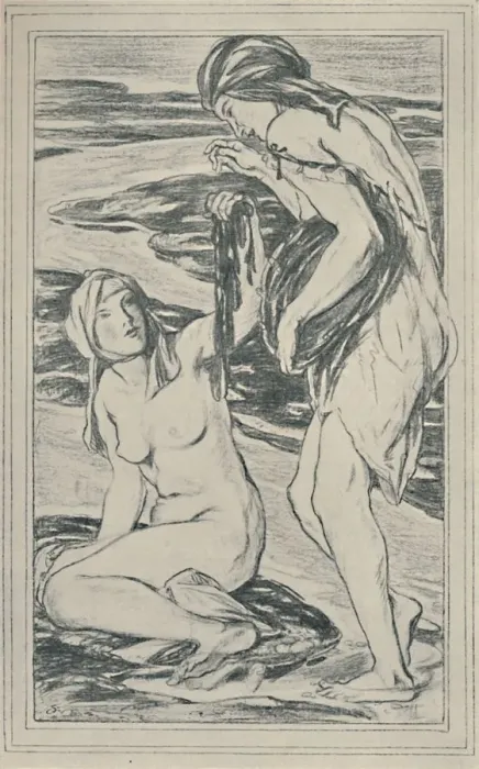 Framed Print : The Tidal River, 1919. Artist: Charles Shannon Framed Print : The Tidal River, 1919. Artist: Charles Shannon