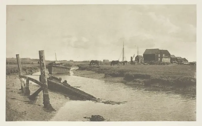 Framed Print : A Tidal River, East Coast, 1880 / 90, printed April 1890. Creator: J. B. B. Wellington Framed Print : A Tidal River, East Coast, 1880 / 90, printed April 1890. Creator: J. B. B. Wellington