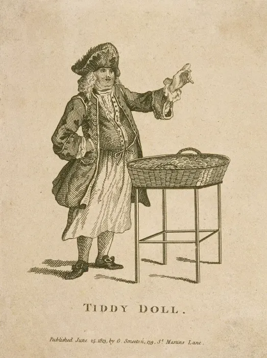 Framed Print : Tiddy Doll, Cries of London, 1813 Framed Print : Tiddy Doll, Cries of London, 1813