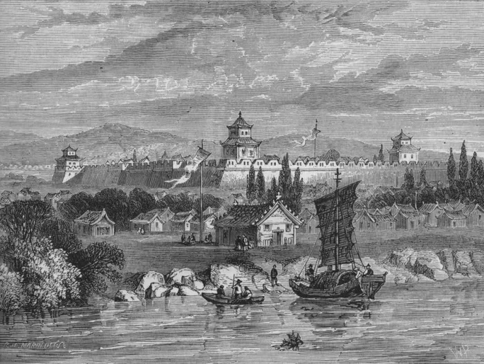 Framed Print : Tientsin, c1880 Framed Print : Tientsin, c1880