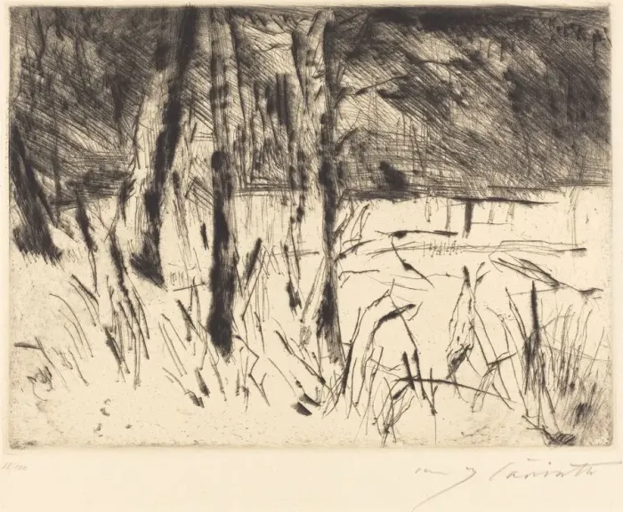 Framed Print : Tiergarten (Zoological Garden), 1922. Creator: Lovis Corinth Framed Print : Tiergarten (Zoological Garden), 1922. Creator: Lovis Corinth