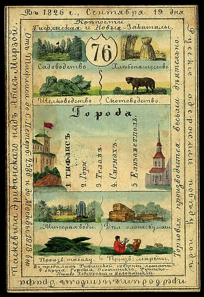 Tiflis Province, 1856. Creator: Unknown