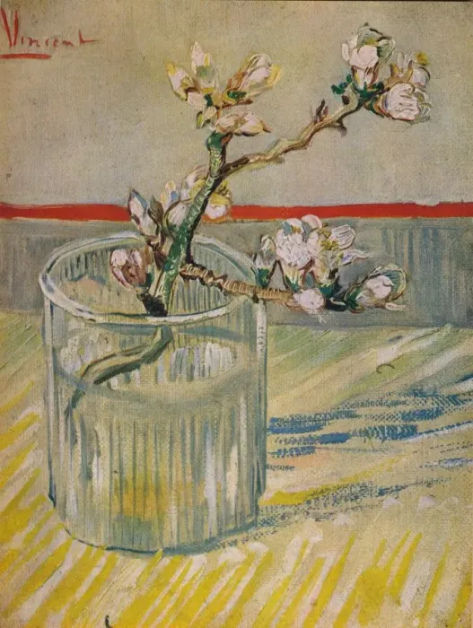 Framed Print : Tige Fleurie D Amandier, 1888. Artist: Vincent van Gogh Framed Print : Tige Fleurie D Amandier, 1888. Artist: Vincent van Gogh