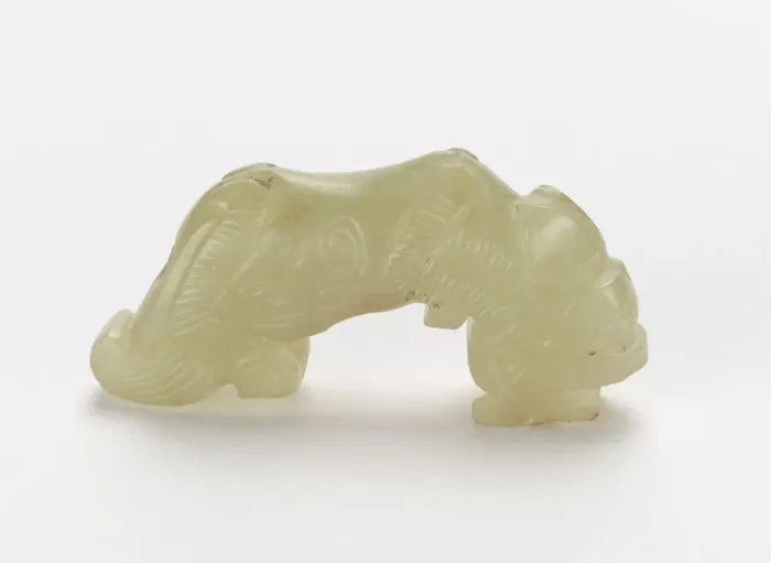 Framed Print : Tiger-shaped ornament, Eastern Zhou dynasty, 6th century BCE. Creator: Unknown Framed Print : Tiger-shaped ornament, Eastern Zhou dynasty, 6th century BCE. Creator: Unknown