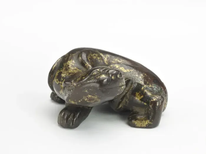 Framed Print : Tiger-shaped ornament or weight, Period of Division, 220-589. Creator: Unknown Framed Print : Tiger-shaped ornament or weight, Period of Division, 220-589. Creator: Unknown