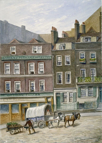The Tiger Tavern, Tower Dock, London, 1868