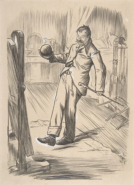 A Tight Fit, 1872. Creator: Charles Samuel Keene