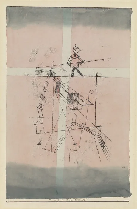 Framed Print : Tightrope Walker, 1923. Creator: Klee, Paul (1879-1940) Framed Print : Tightrope Walker, 1923. Creator: Klee, Paul (1879-1940)