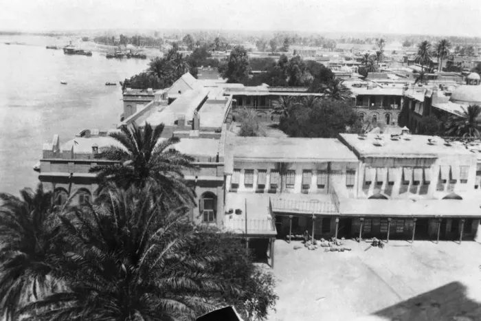 Framed Print : The Tigris River, from the 31st British general hospital, Baghdad, Mesopotamia, WWI, 1918 Framed Print : The Tigris River, from the 31st British general hospital, Baghdad, Mesopotamia, WWI, 1918