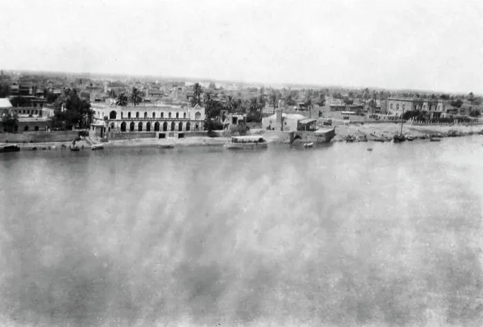 Framed Print : The Tigris River from the 31st British general hospital, Baghdad, Mesopotamia, WWI, 1918 Framed Print : The Tigris River from the 31st British general hospital, Baghdad, Mesopotamia, WWI, 1918